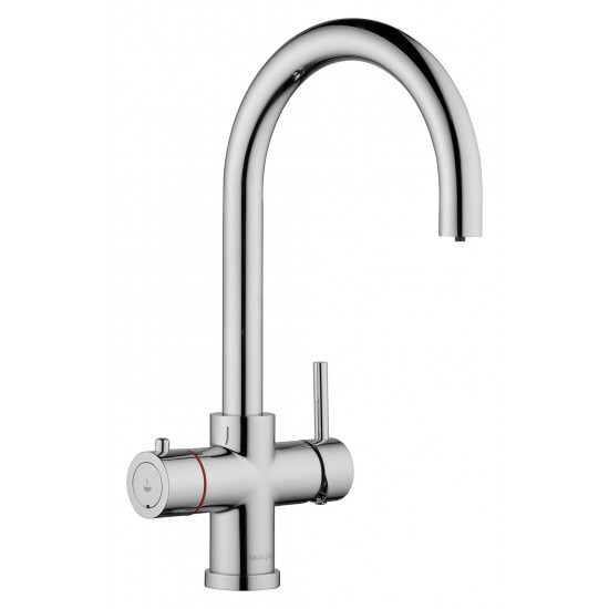 Multi-Tap Filtrete 3in1 Kokend Water Kraan Chroom - Rond