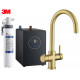 Multi-Tap Filtrete 3in1 Kokend Water Kraan Gold - Rond