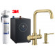 Multi-Tap Filtrete 3in1 Kokend Water Kraan Gold - Haaks