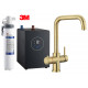 Multi-Tap Filtrete 3in1 Kokend Water Kraan Gold - Haaks